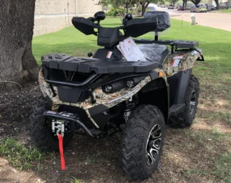 RPS LH-300 Utility ATV, Includes Winch, Comfortable Backrest, and Bluetooth Speakers