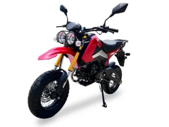 Icebear ROGUE ADV (PMZ125-1EN) 125cc Motorcycle, 4-Speed Manual, 12″ Rims, Speedometer, Stainless Steel Exhaust