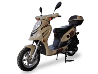 Ice Bear ALDO 150cc Automatic Scooter, Air-Cooled Engine, 12” Aluminum Wheels, SEYOUN NJKK Tires Included