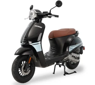 Icebear Bella 49cc Scooter with NGK Spark Plug, Stainless Hardware, 10″ Wheels & USB Port (PMZ50-5)
