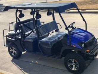 TrailMaster Taurus 400 six-seater 4x4 gas golf cart, SKU PPS-1731