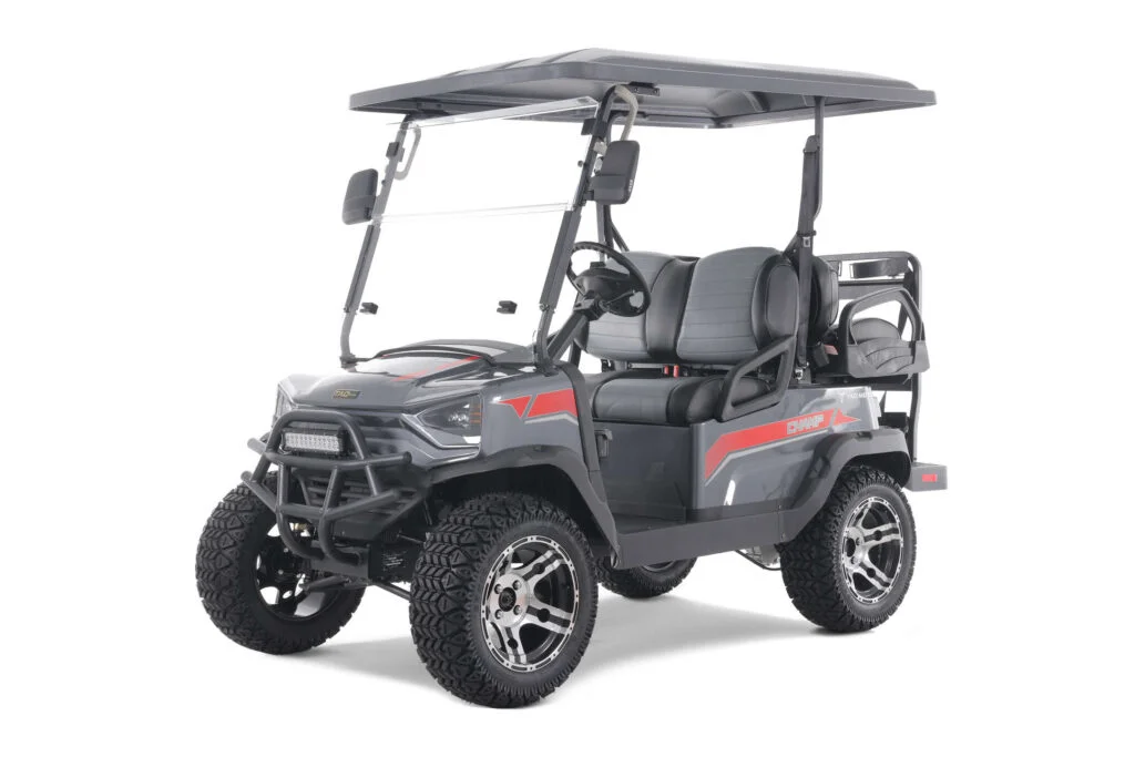 PPS-4975-001-TAO_Motors_Champ_golfcart_front_3Q_titanium-1024x683-1.webp Tao Motor Champ 48V four-passenger electric golf cart
