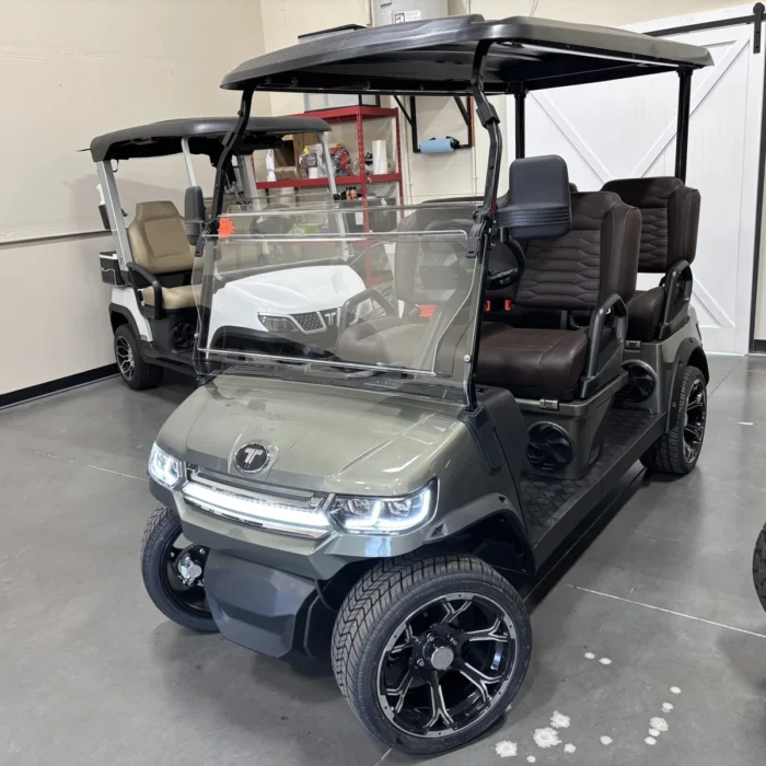 QC1144-001-IMG_0970-att16745.webp 2026 Tara Summit Air 4 Road lithium golf cart with golf-bag attachment, stock QC1144