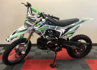 NEW RPS 125 DLX Off-Road Dirt Bike, 4-Stroke Single Cylinder, Air-Cooled, Kick Start