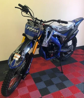RPS New 250 Off-Road Dirt Bike, 4-Stroke Single Cylinder, Air Cooled, Kick/Electric Start