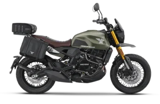 Moto Morini SEIEMMEZZO SCR TREK 650 Motorcycle, 649cc Liquid-Cooled Engine, 6-Speed Transmission, LED Headlight