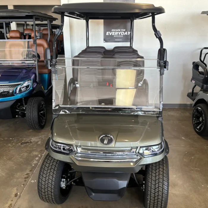 2026 Tara Summit Air 4 Road Adventure Green lithium golf cart, stock TC100157
