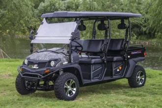 Trailmaster Electric Taurus 80ED-U UTV, 4-Seater, 72 Volt, 200lb Dump Bed, Custom Rims, 10.5 Inch Ground Clearance