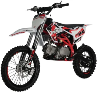 TrailMaster TM LK140 140cc Dirt Bike, Single Cylinder, 4-Stroke, Air/Oil Cooled, 32.89″ Seat Height