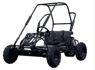 Trailmaster Mid XRS Mid-Size Go-Kart, 196cc Engine, Bench Seat, Ideal for Kids Ages 10-14, Great Starter Kart (No Reverse)