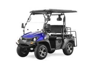 Trailmaster Taurus 200GX UTV/Golf Cart, Side-by-Side with Full-Length Roof, LED Hi/Lo Headlights, Digital Dashboard