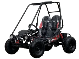 TrailMaster iMini Kids Electric Go-Kart, 48V 20Ah Battery, Fully Automatic with Reverse, LED Headlight
