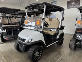 2025 Tara Spirit Pro white golf course electric cart, SKU Temp05