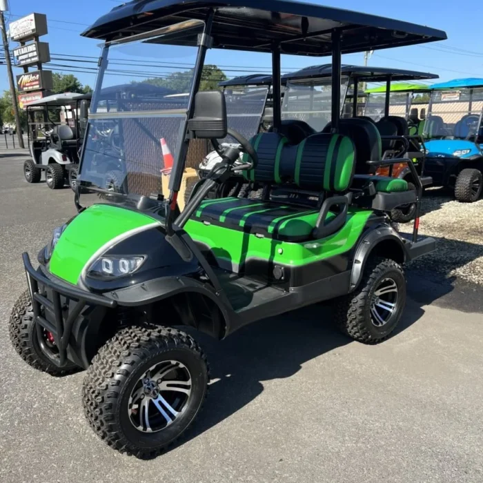 2022 ICON i40L Retro Green Black 48V LSV