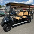 2019 Star Classic 4+2 48V LSV six-seat cart in Black