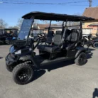 2025 VCarts Limo Black Metallic 186Ah lithium six-passenger LSV