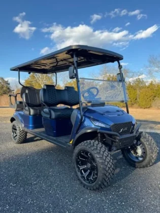 2025 MadJax X6L Admiral Blue Metallic lithium six-passenger LSV
