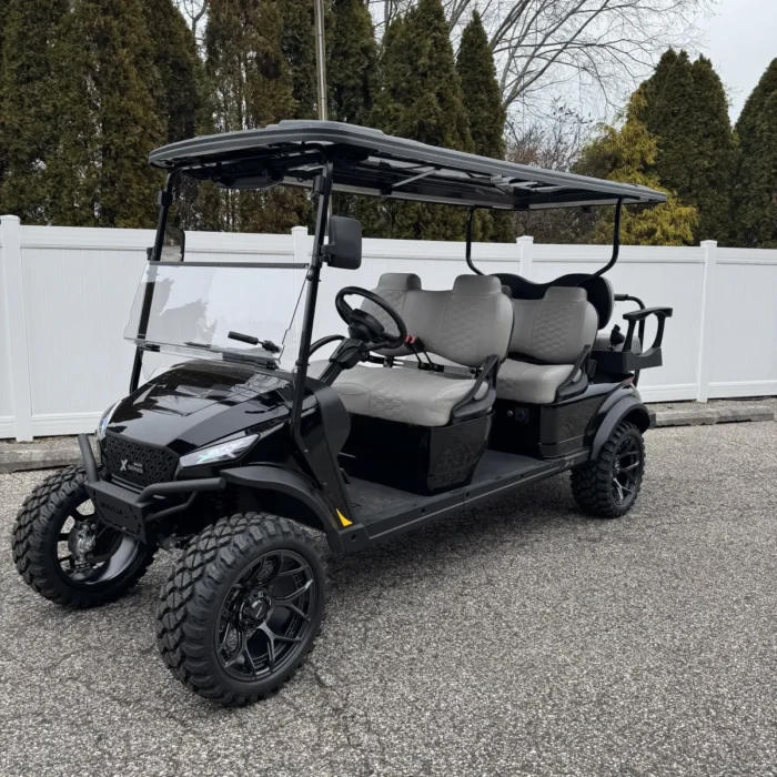 2025 MadJax X6L Gloss Black lithium LSV with Grey upholstery