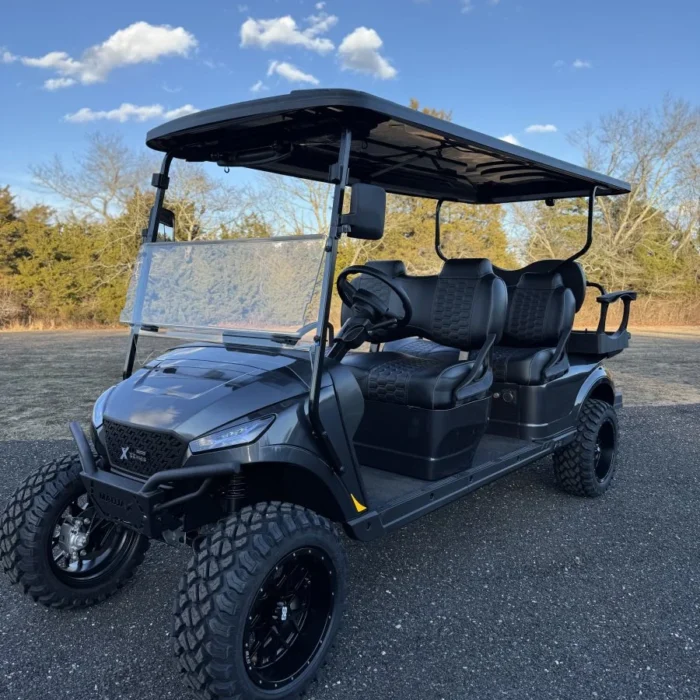2025 MadJax X6L Charcoal Grey Metallic lithium six-passenger LSV