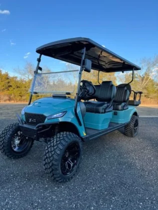 2025 MadJax X6L Sea Storm Metallic lithium six-passenger LSV
