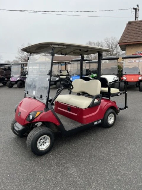 YD2GBRFS-001-IMG_4332-Medium.webp 2018 Yamaha Drive2 48V Electric golf cart in Garnet Burgundy with four seats