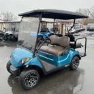 2017 Yamaha Drive2 48V custom electric golf cart in Teal Metallic