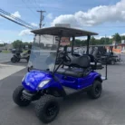 2016 Yamaha Drive lifted electric golf cart in Candy Blue Pearl