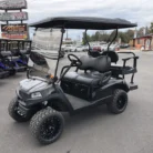 2016 Yamaha Drive HAVOC off-road lifted electric golf cart in Black Metallic