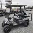 2016 Yamaha Drive lifted electric golf cart in Matte Gray Metallic