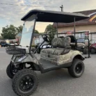 2014 Yamaha Drive camo electric golf cart with 6-inch lift