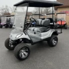 2016 Yamaha Drive electric golf cart with Silver and Black Fade and 6-inch lift