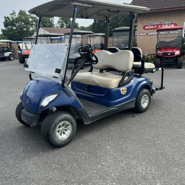 YDCGTBTN4S-001-IMG_5836-scaled-1.webp 2016 Yamaha Drive Tanzanite Blue gas golf cart with four seats