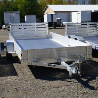 2027 Aluma Trailers 79″X15′ ALUMINUM ATV 8115S-R-BT-SR Utility Trailer