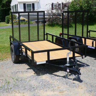 2026 Sure Trac Trailers 62″X10′ TUBE TOP Utility Trailer