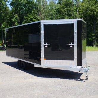2027 Alcom 101″X22′ DECKOVER 4-PLACE Snowmobile Trailer