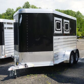 2026 FEATHERLITE 78″X11.2′ 2 HORSE SLANT 9651 Horse Trailer