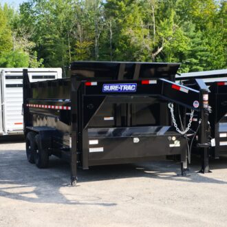 2027 Sure Trac Trailers 82″X14′ HIGH SIDE TELESCOPIC Dump Trailer
