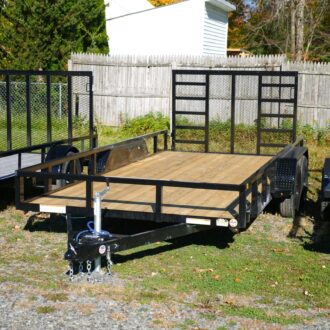 2026 Sure Trac Trailers 82″X16′ TUBE TOP TANDEM Utility Trailer